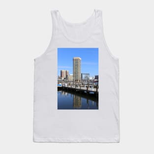 Baltimore's Inner Harbor and World Trade Center Tank Top